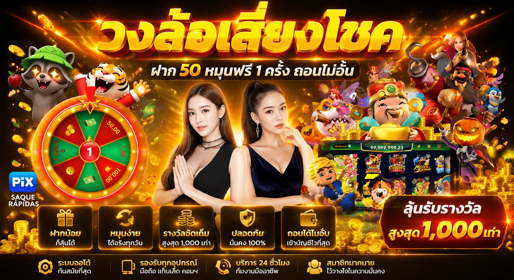 โปรโมชั่นพิเศษ KTV888 คืนยอดเสียรายสัปดาห์
